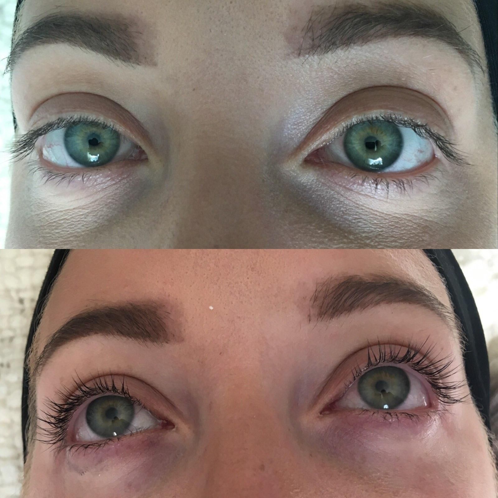 Lash lifting and tinting