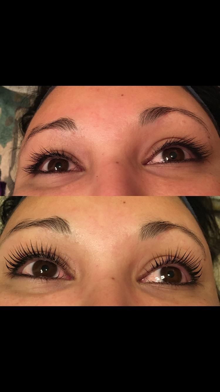 Lash lifting and tinting