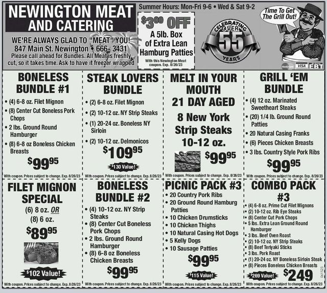 Low-cost meat specials