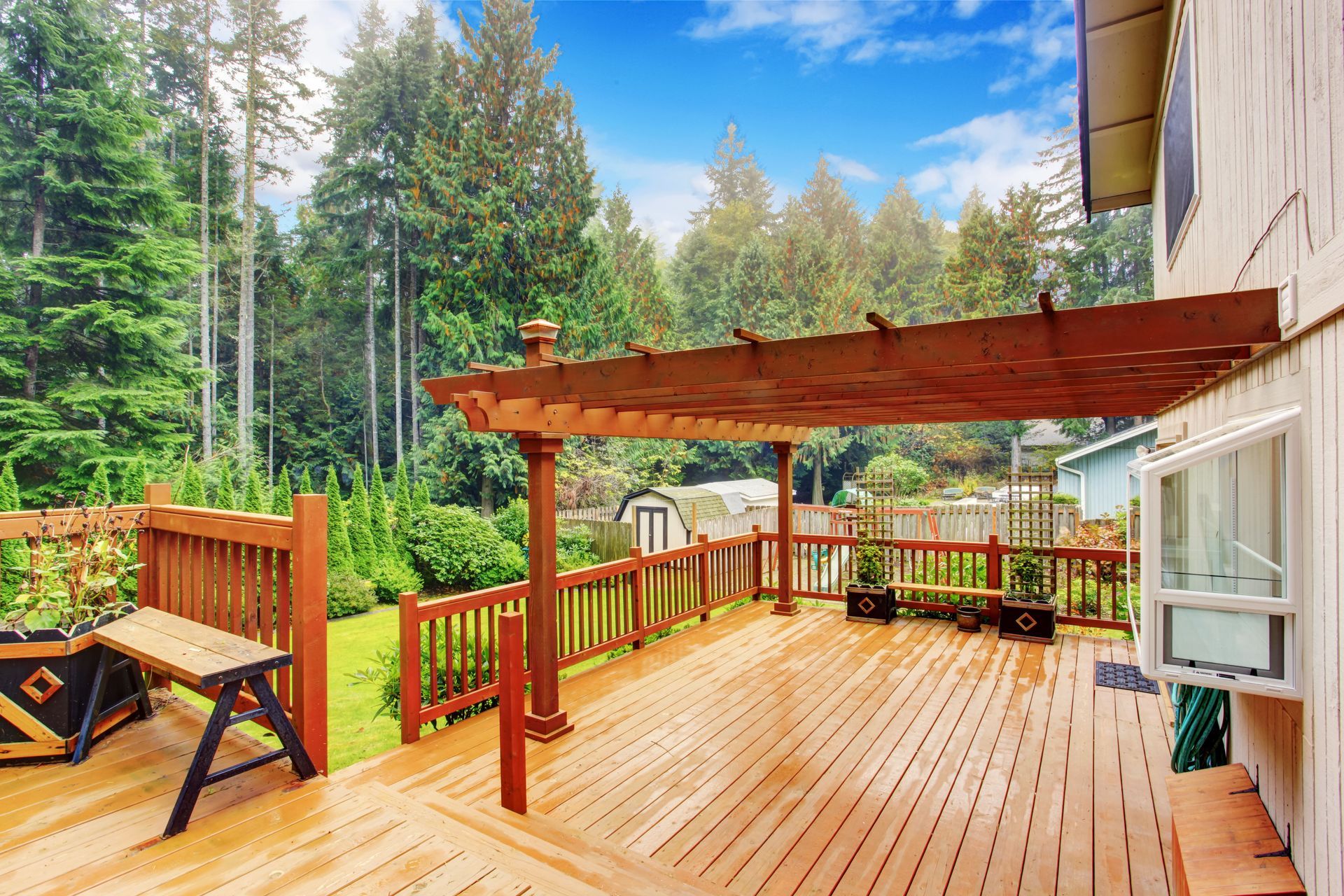 deck drain systems