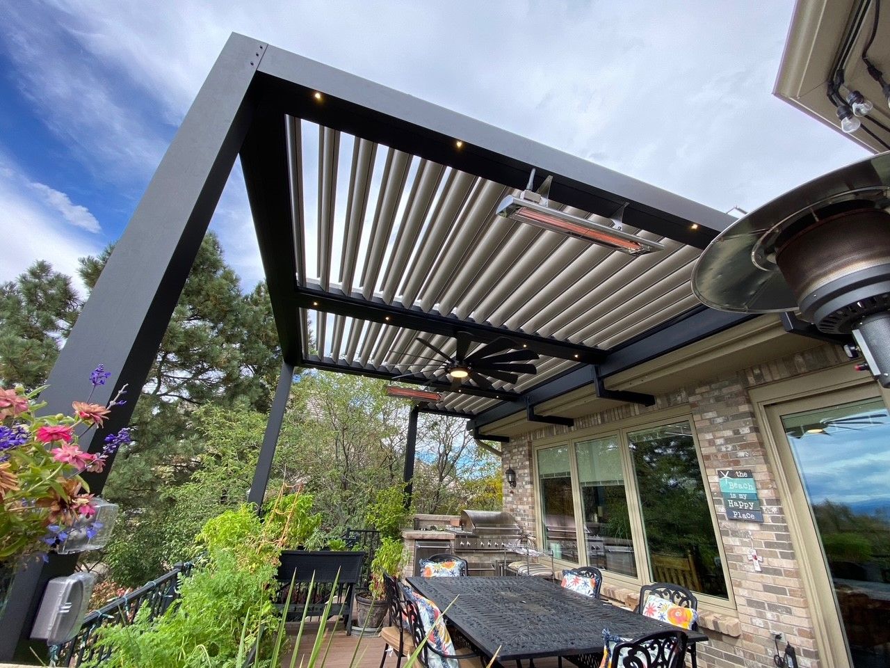 louvered pergolas