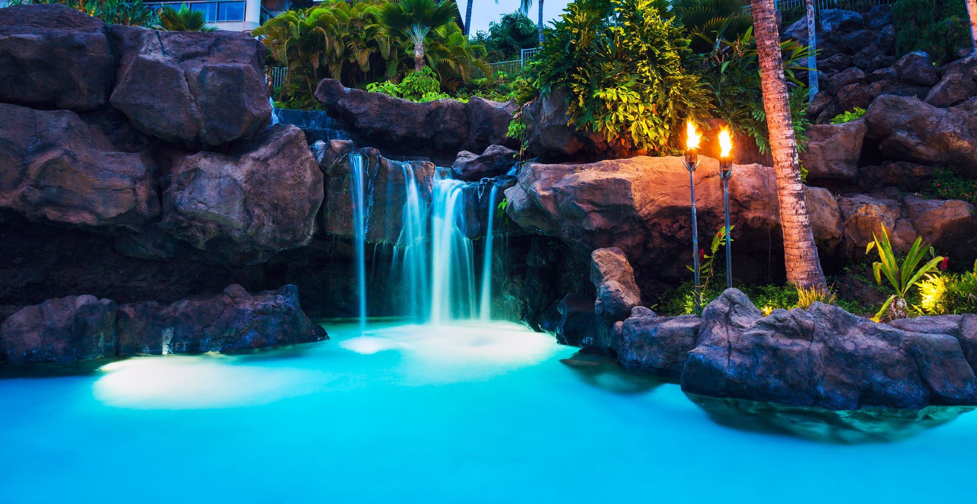 How to Customize Your Inground Pool with Waterfalls, LED Lights, & More