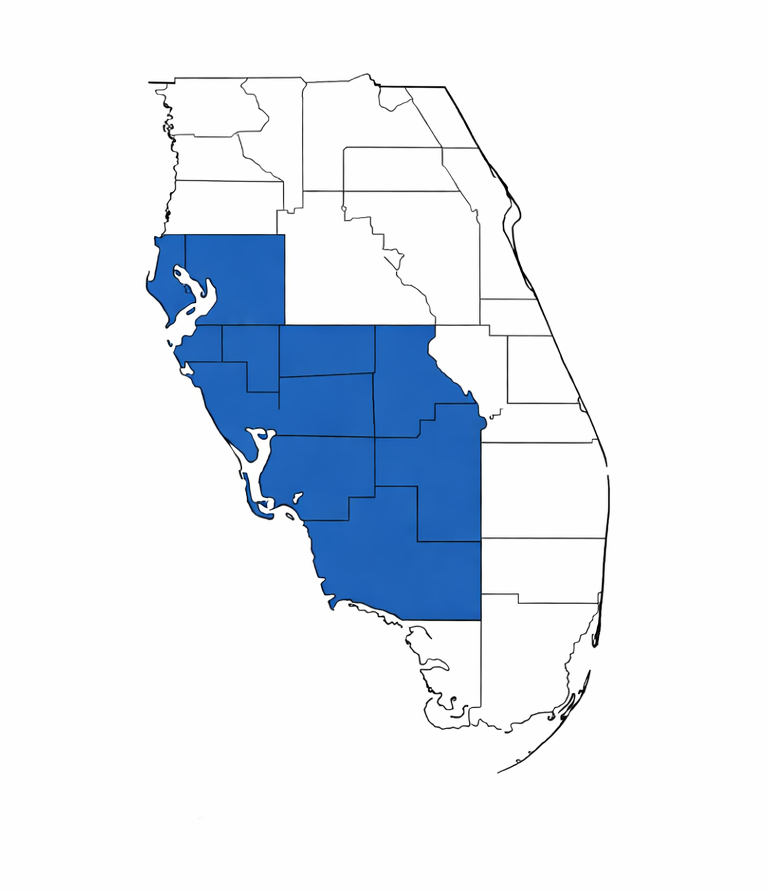 Blue-shaded map of California counties, highlighting western and central regions.