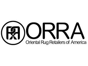 ORRA logo with circular rug icon and text “Oriental Rug Retailers of America”