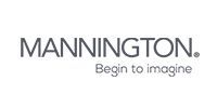 Mannington logo with the tagline “Begin to imagine” on a white background