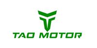Green TAO MOTOR logo on a white background