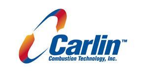 Carlin Combustion Technology, Inc. logo in blue, red, and orange