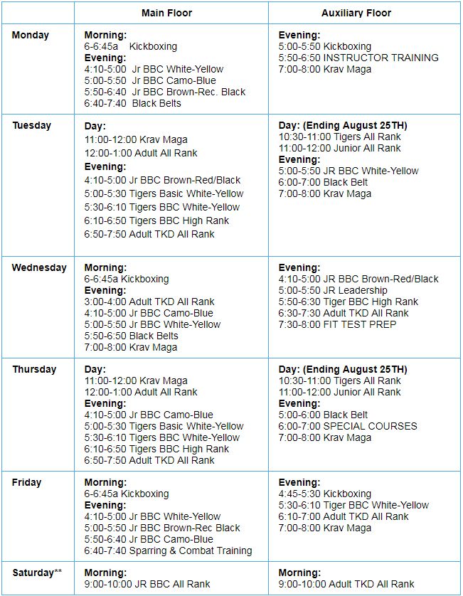 Ferocity ATA Martial Arts Schedule & Events Idaho Falls, ID