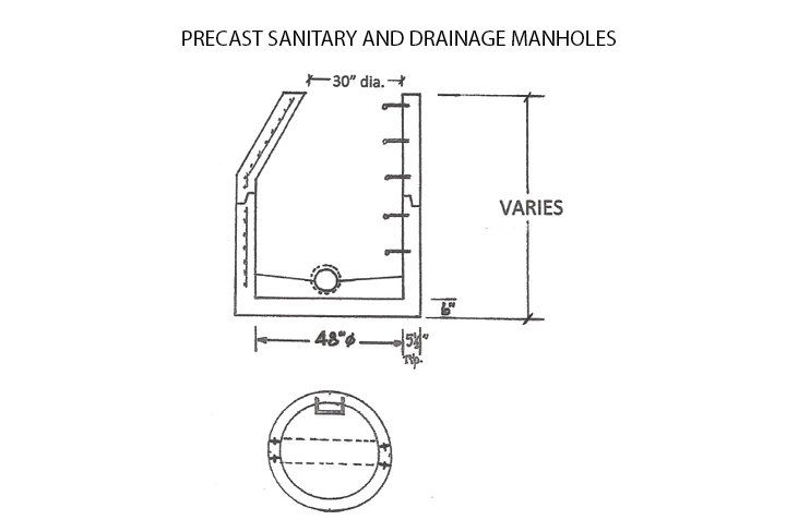Precast Sanitary and Drainage Manholes