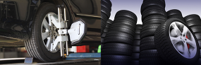 Tire alignment | Stack of tires
