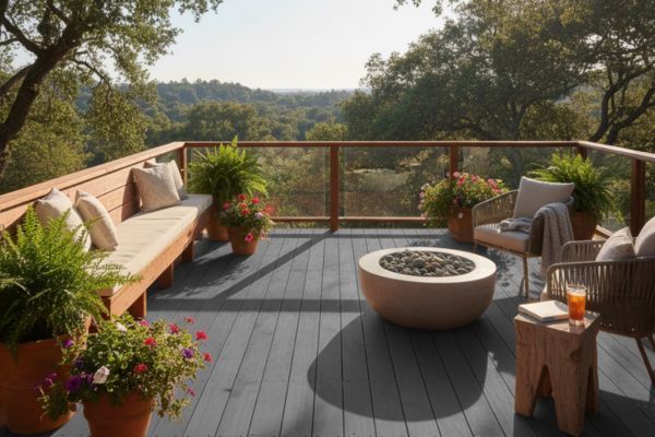 charcoal gray deck