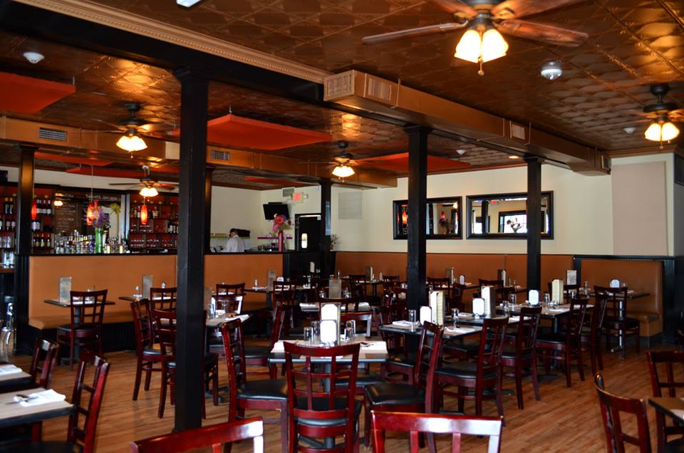 Interior of a restaurant