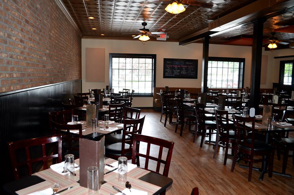 Interior of a restaurant