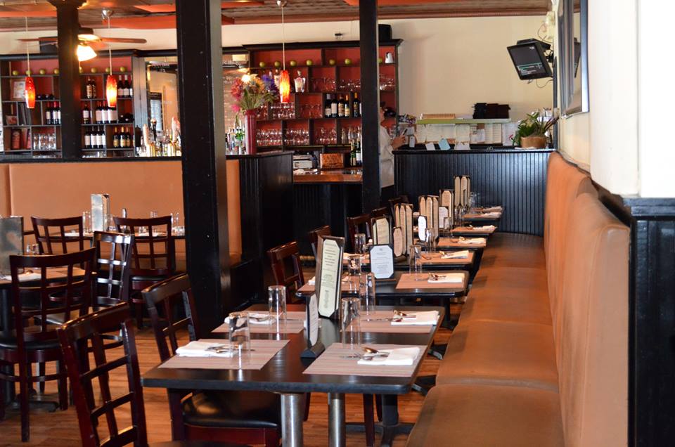 Interior of a restaurant