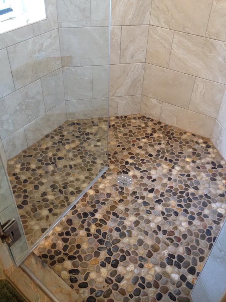 Bathroom shower floor