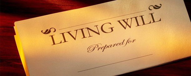 Living will document
