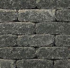 Brown and gray rectangular stone tile pattern.