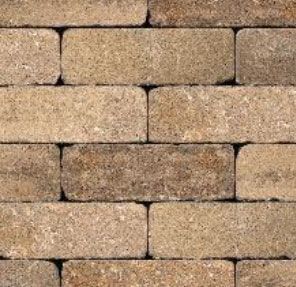 Gray, rectangular paving stones with a textured, mottled appearance.