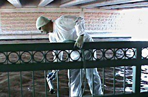 Metal Fencing Painting