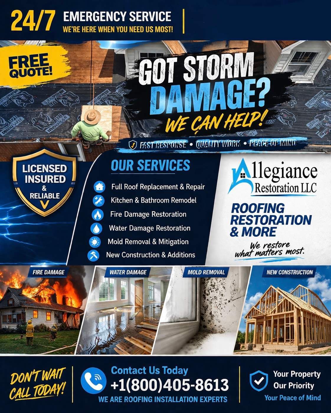 water damage repair
