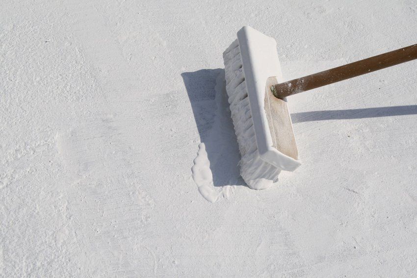 Commercial roof coating