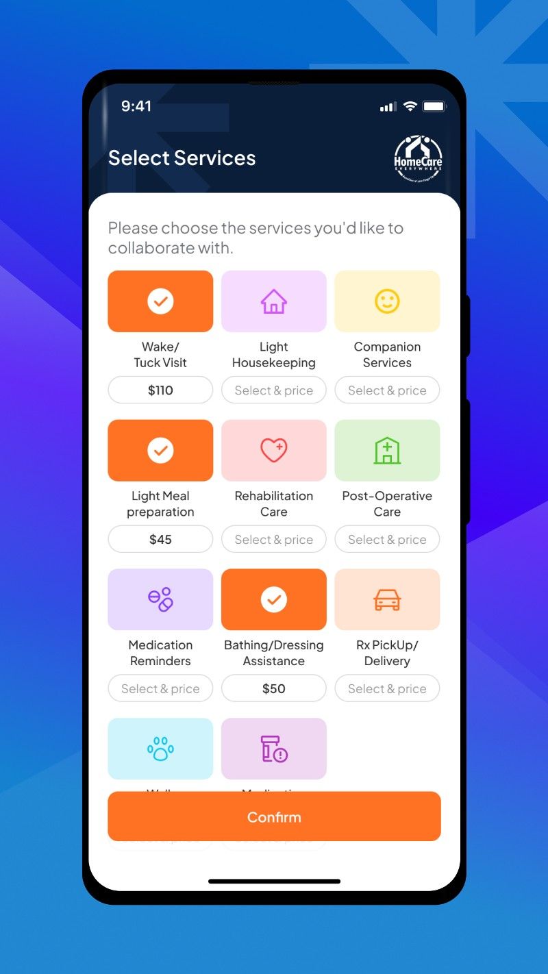 Care-Giver App - Step 3