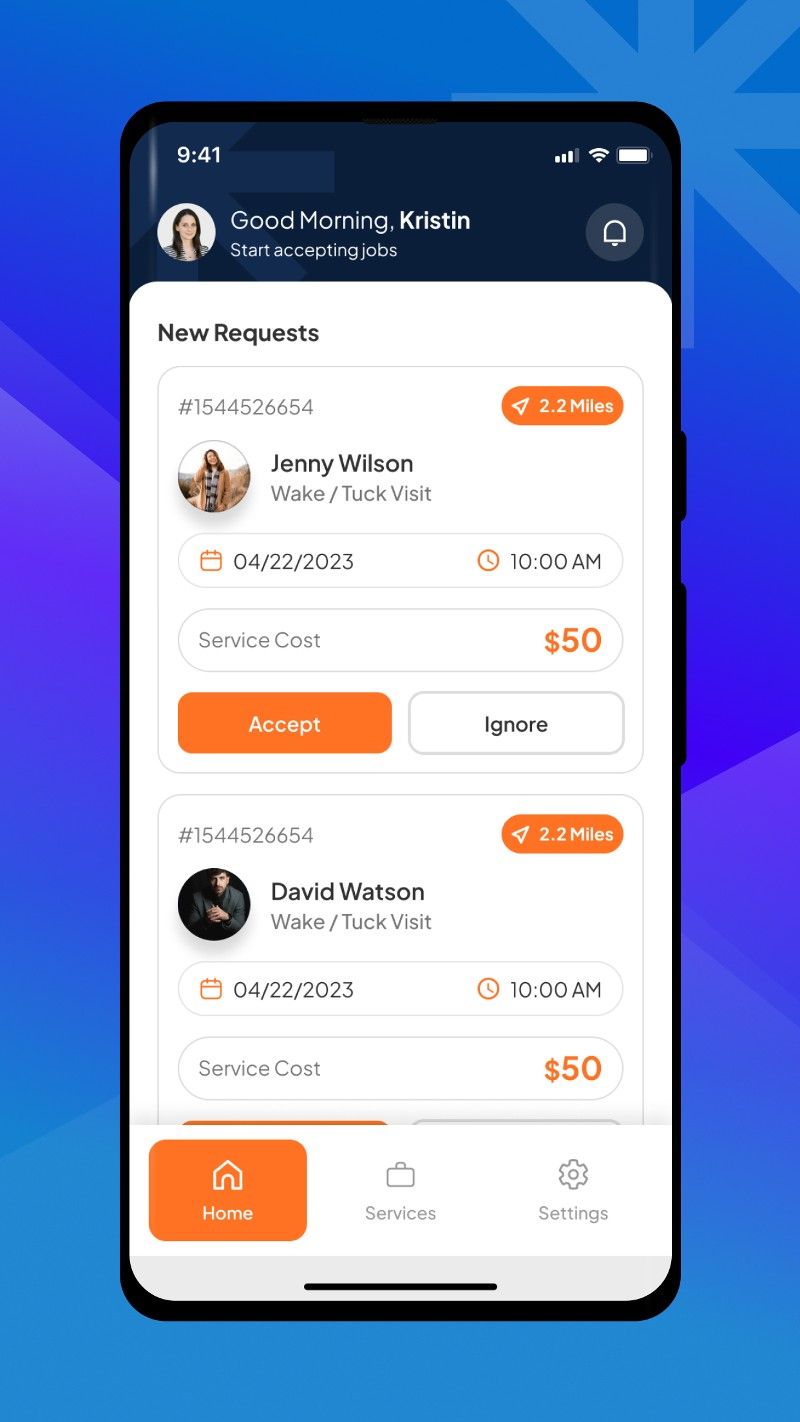 Care-Giver App - Step 5