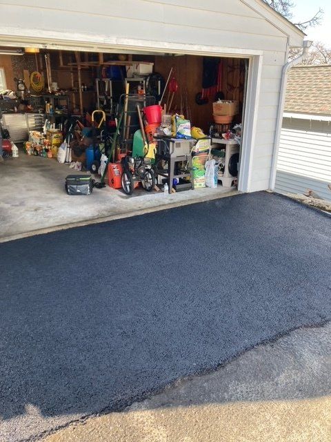 A garage with a lot of tools in it