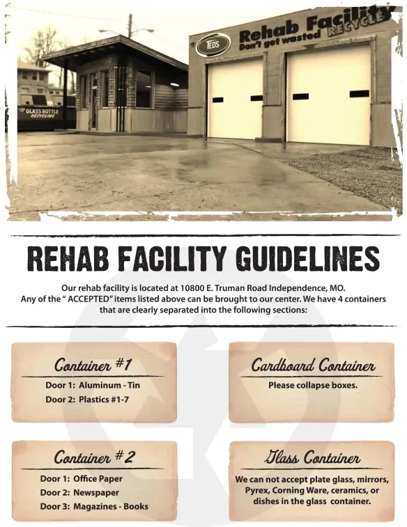 Rehab facility guidelines