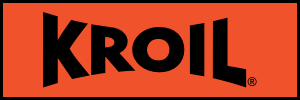 KROIL logo in black on an orange background