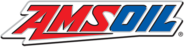AMSOIL logo in red and blue italics with a gray underline