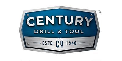 Century Drill & Tool logo in blue and silver with EST'D 1940 text