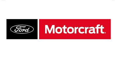 Ford and Motorcraft logos on black and red background