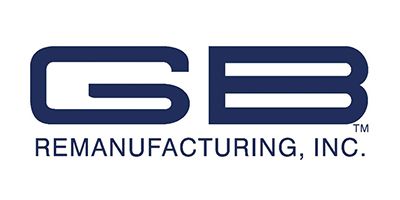 GB Remanufacturing, Inc. logo in blue text on a white background