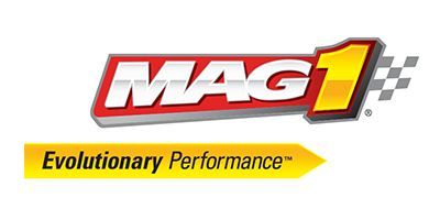 MAG1 logo with red, white, and yellow text and the slogan “Evolutionary Performance”