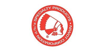Red circular logo with white horse head and text for United Corporation, ADVA Specialty Products