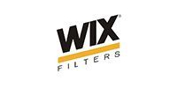 WIX Filters logo in black and yellow on a white background