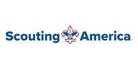 The logo for scouting america is a boy scout logo.