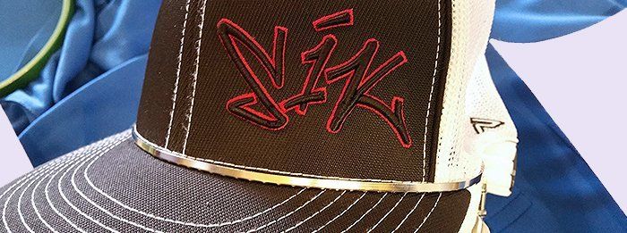 Hat embroidery design