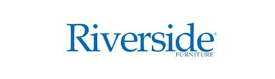 Riverside Furniture logo in dark blue on a white background.