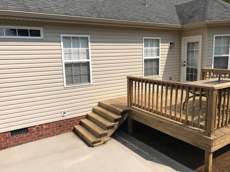 Clean house exterior