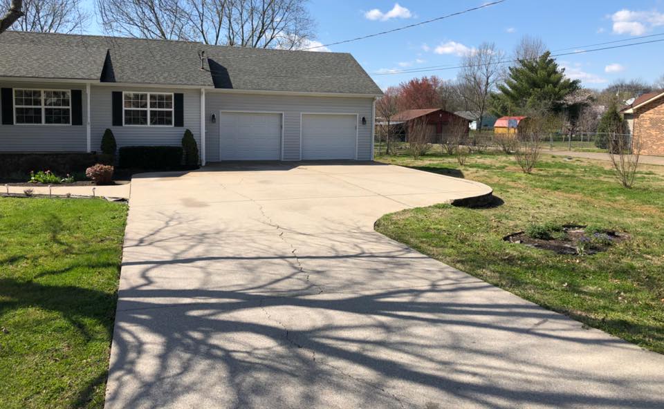 Clean driveway