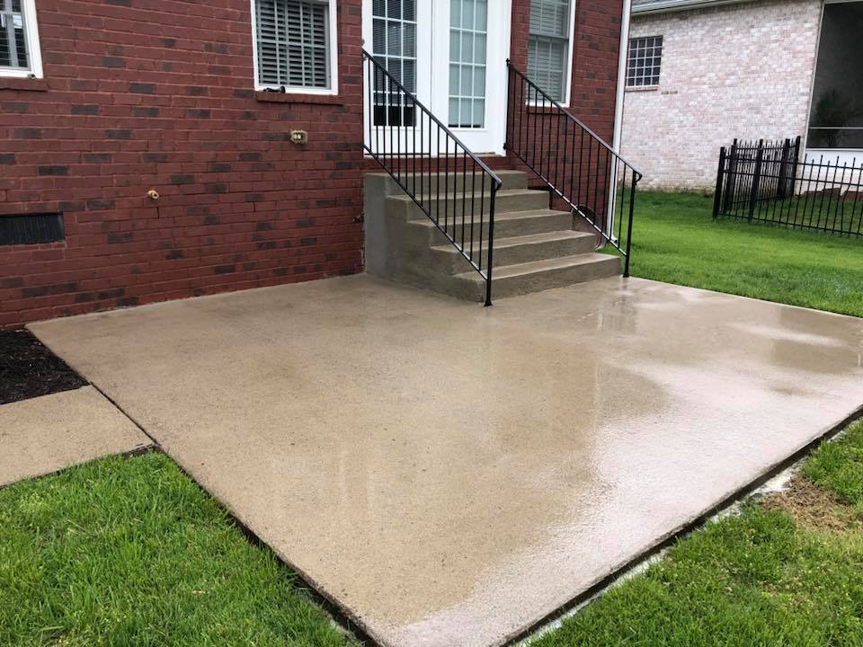 Clean patio