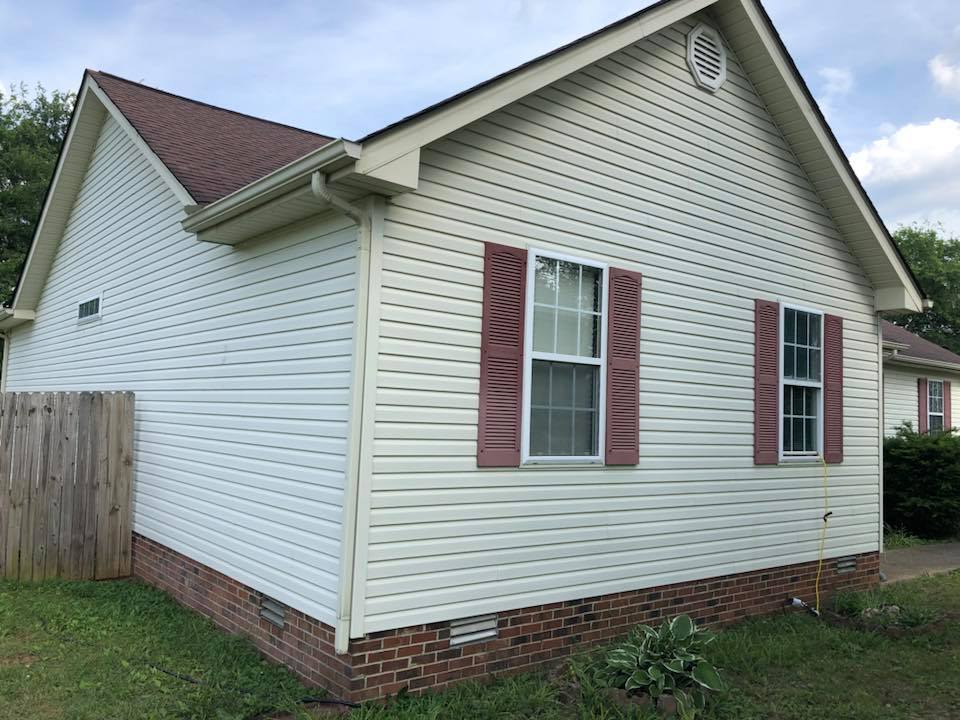 Clean house exterior