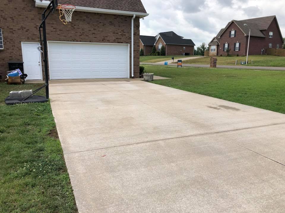 Clean driveway