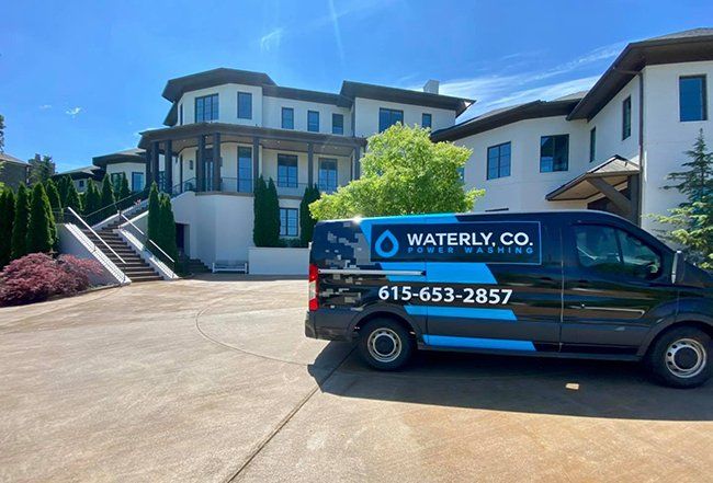 House and company truck
