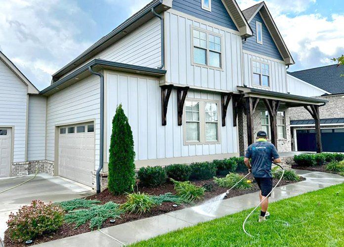 Concrete washing