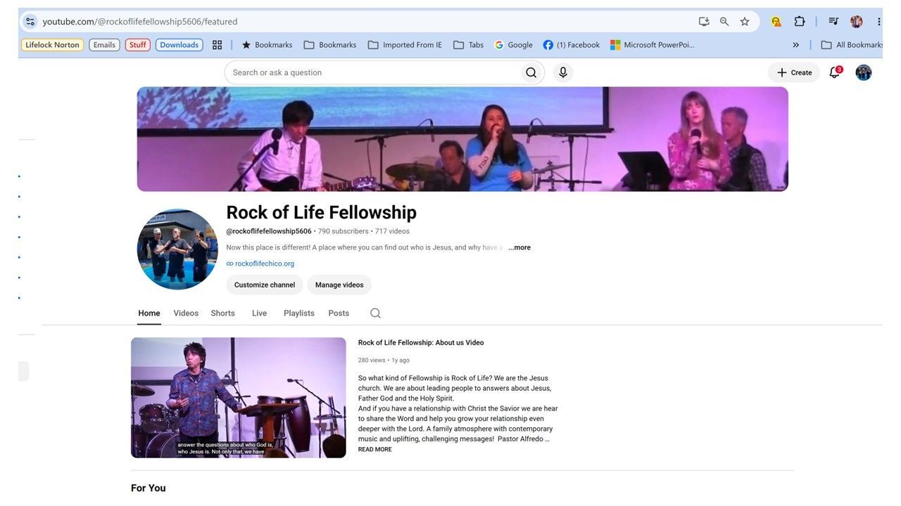 Click on the picture to go to our YouTube Channel!