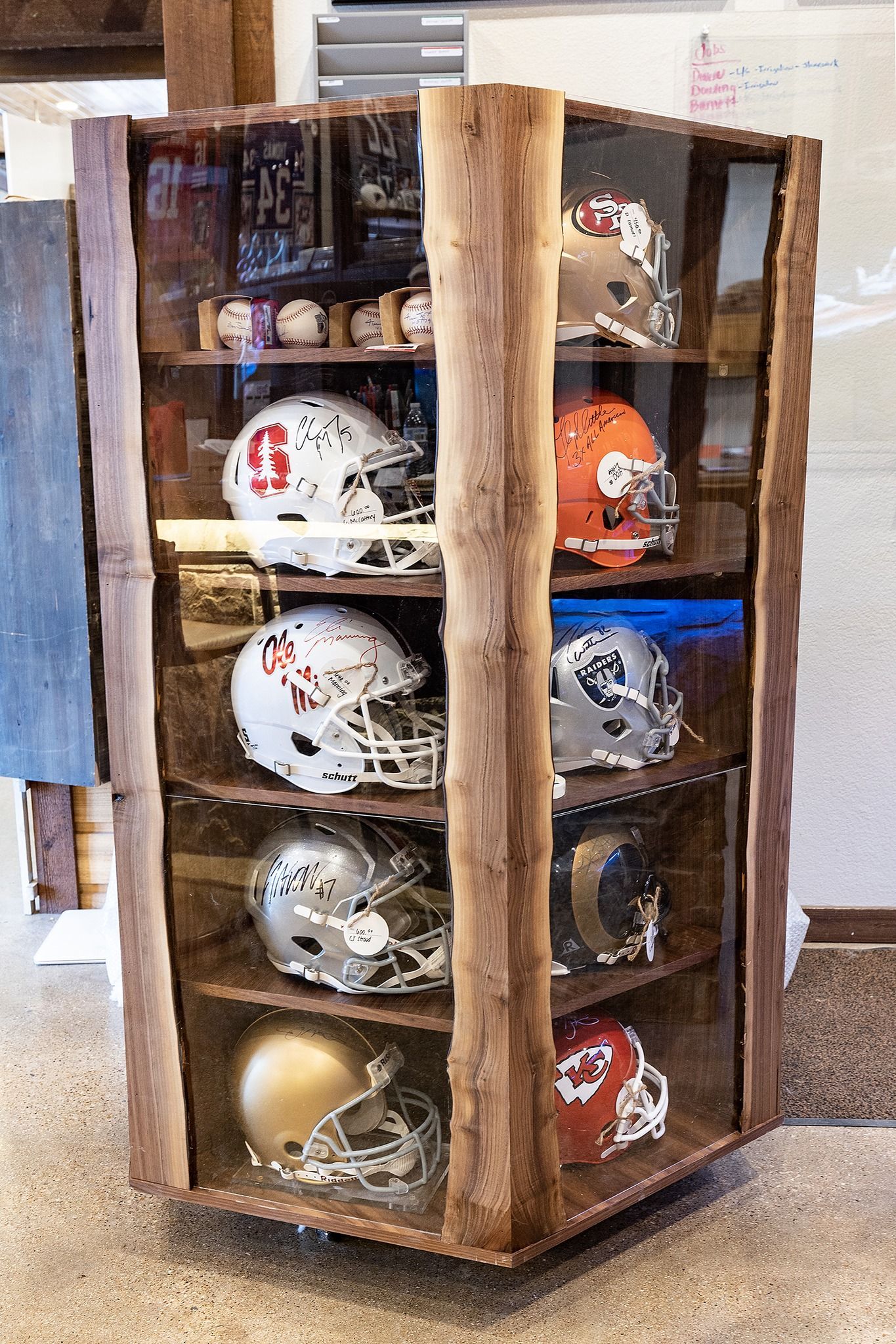 Sports memorabilia collection