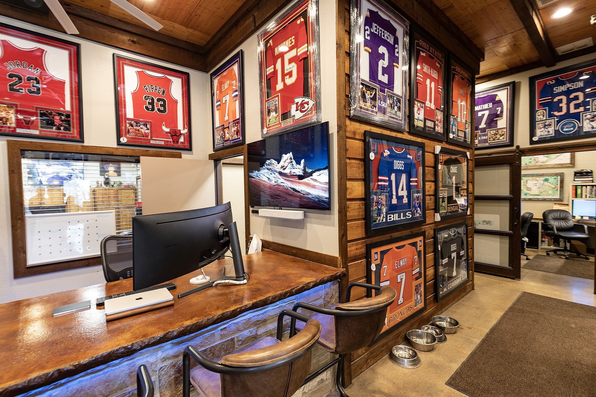 Sports memorabilia collection